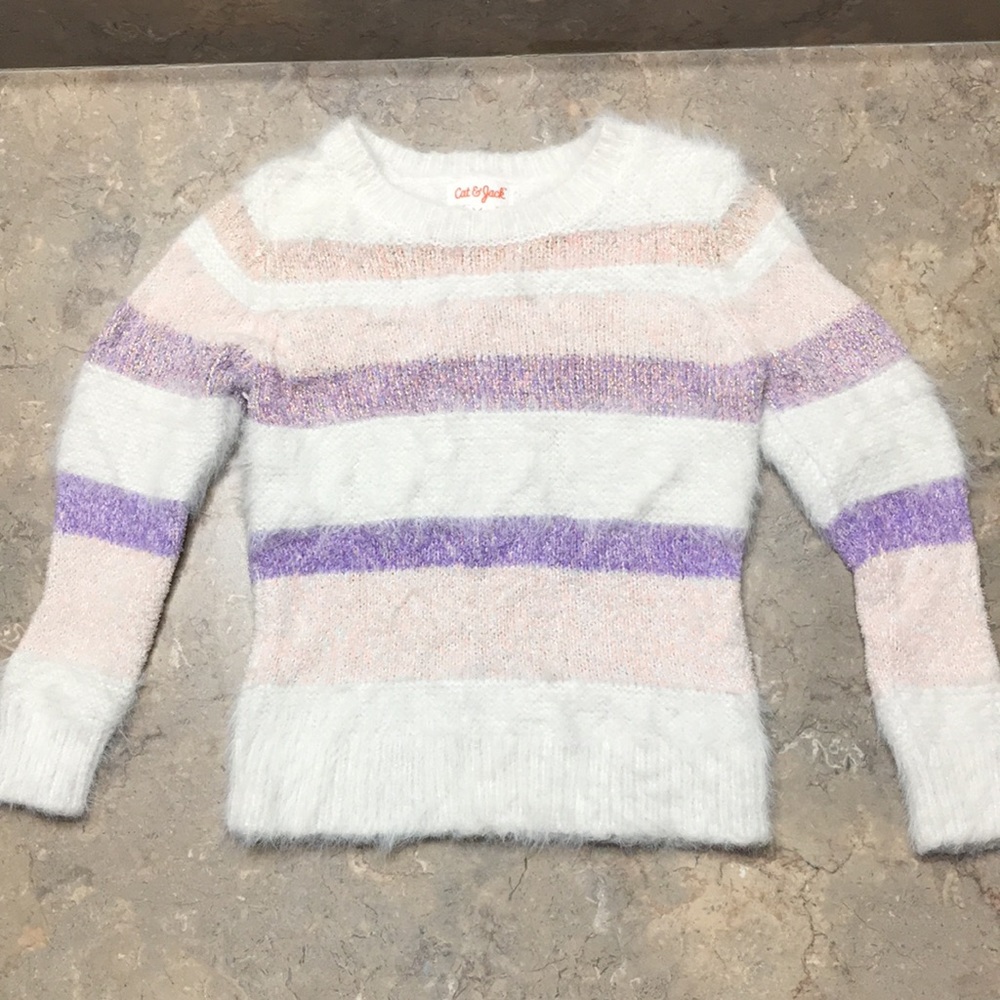 Cat & Jack soft fuzzy sweater 3T